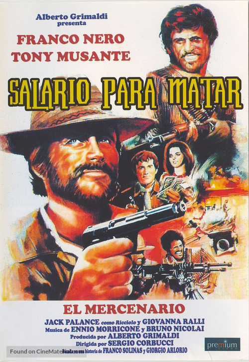 Il mercenario - Spanish Movie Cover