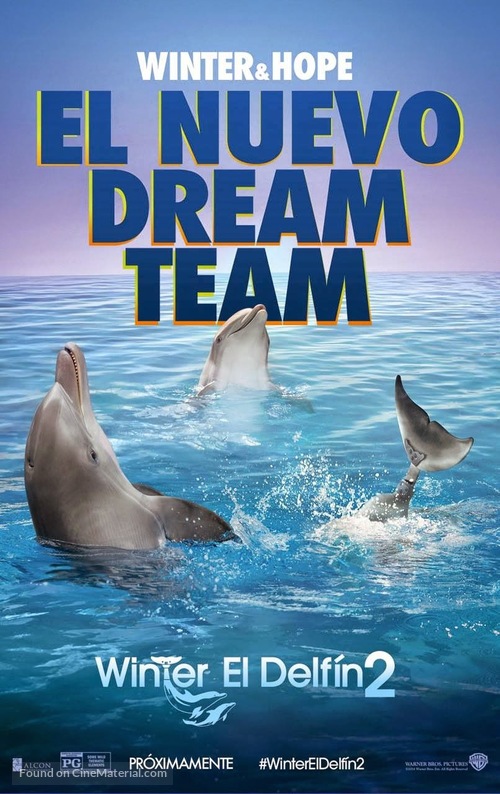 Dolphin Tale 2 - Mexican Movie Poster