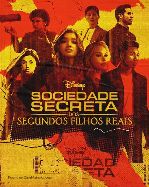 Secret Society of Second Born Royals - Brazilian Movie Poster