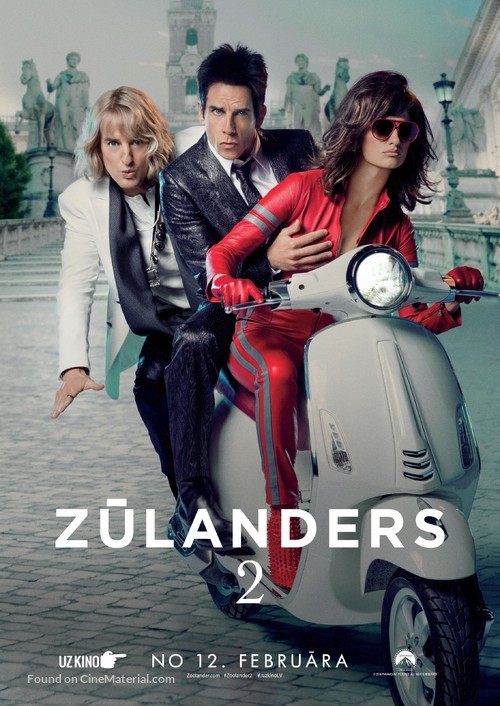 Zoolander 2 - Latvian Movie Poster