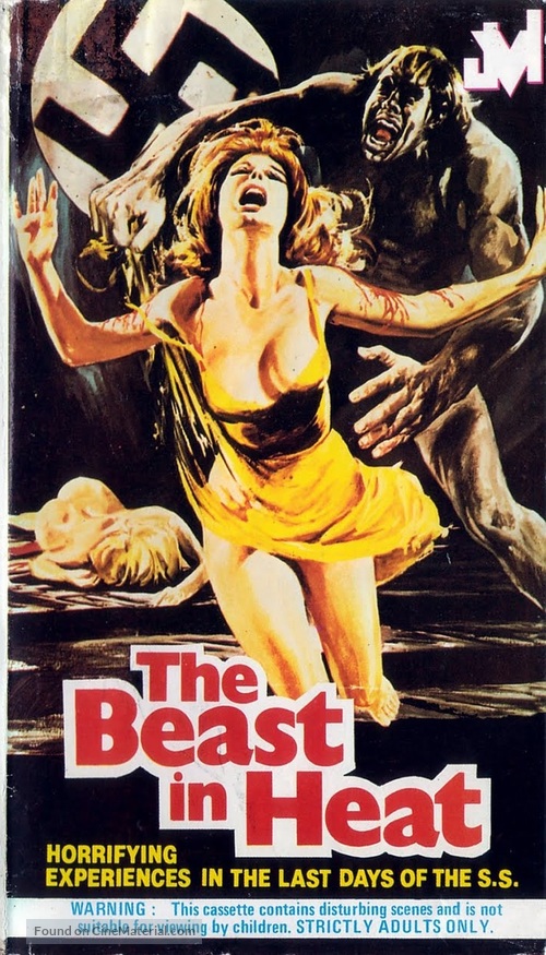 La bestia in calore - British VHS movie cover