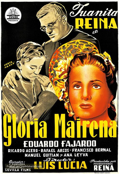 Gloria Mairena - Spanish Movie Poster