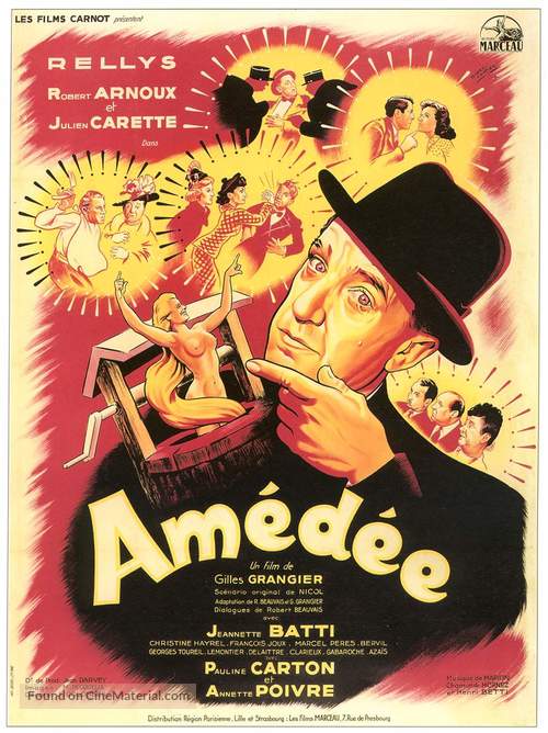 Am&egrave;d&egrave;e - French Movie Poster