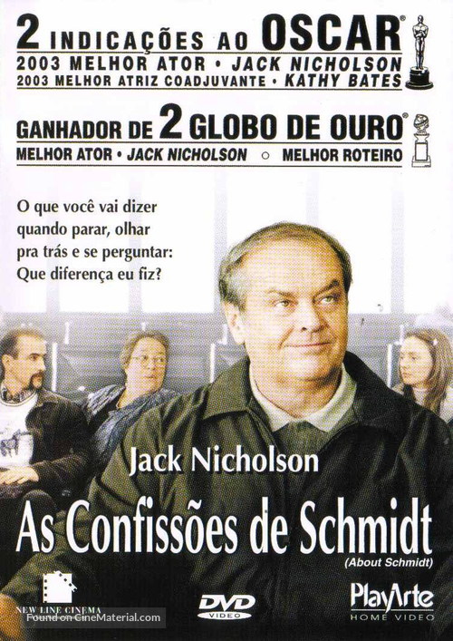 About Schmidt - Brazilian DVD movie cover