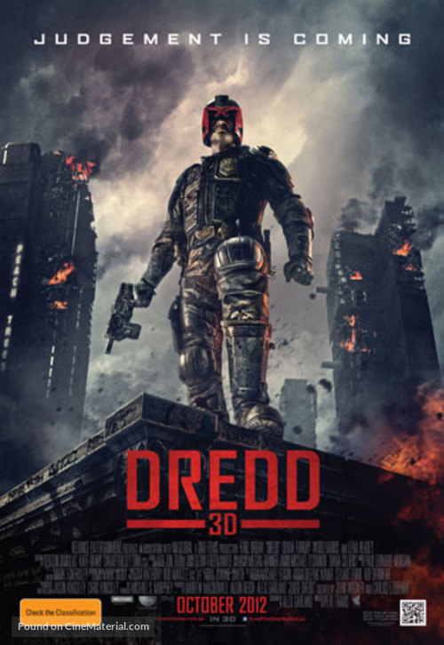 Dredd - Australian Movie Poster