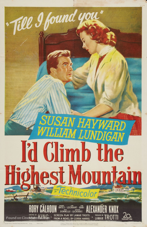 I&#039;d Climb the Highest Mountain - Movie Poster