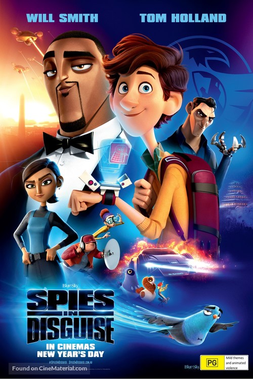 Spies in Disguise - Australian Movie Poster