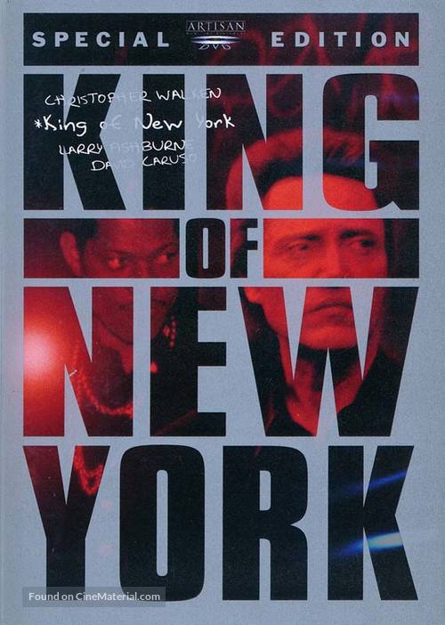 King of New York - DVD movie cover