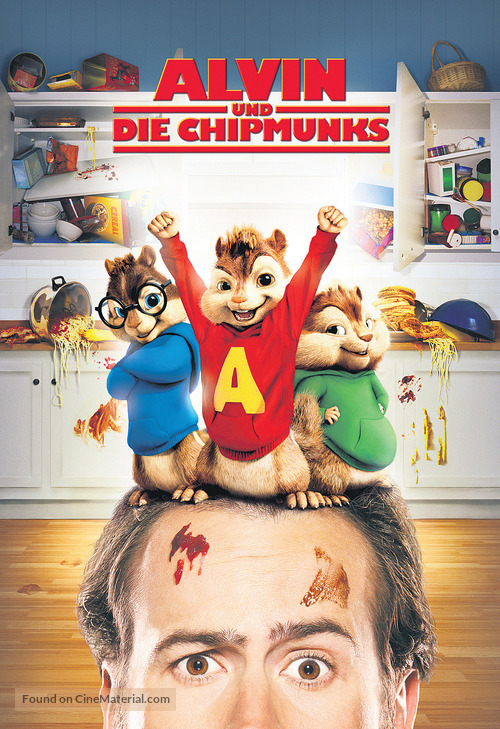 Alvin and the Chipmunks - German DVD movie cover