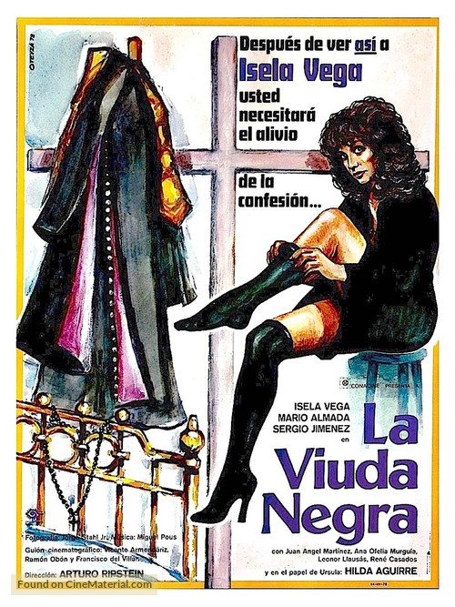 La viuda negra - Mexican Movie Poster