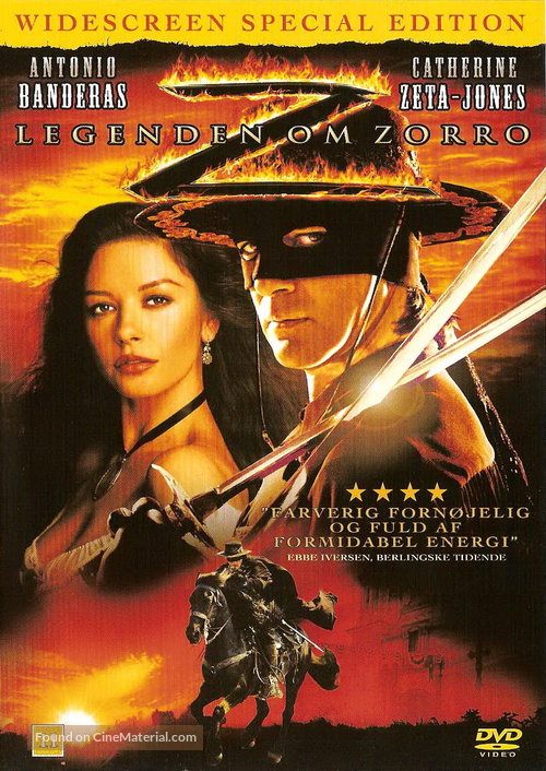 The Legend of Zorro - Danish DVD movie cover