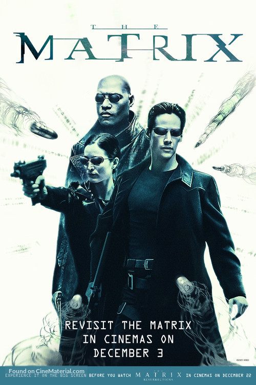 The Matrix - British Movie Poster