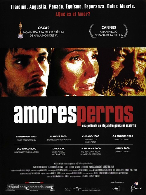 Amores Perros - Spanish Movie Poster