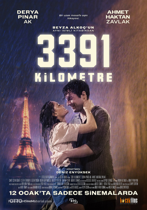 3391 Kilometre - Turkish Movie Poster