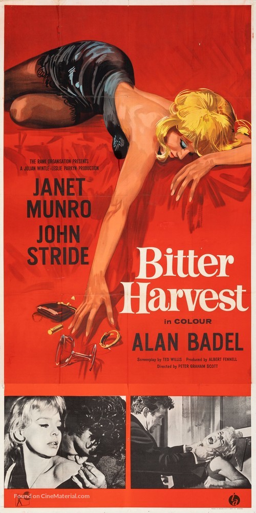 Bitter Harvest - British Movie Poster