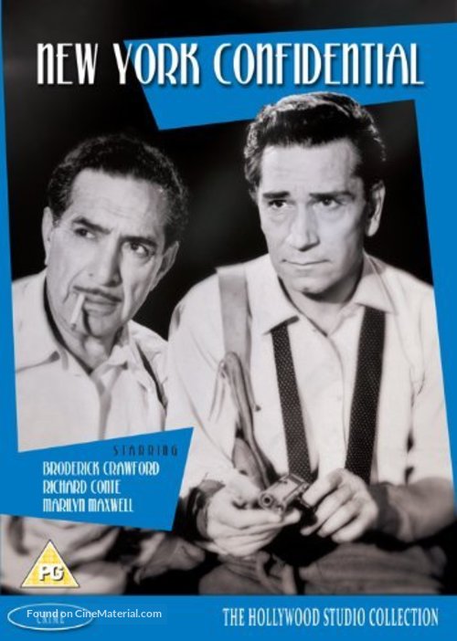 New York Confidential - British DVD movie cover