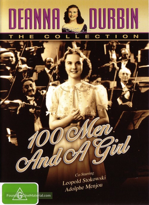 One Hundred Men and a Girl - Australian DVD movie cover