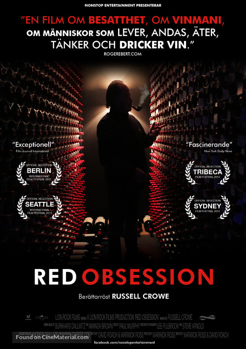 Red Obsession - Swedish Movie Poster