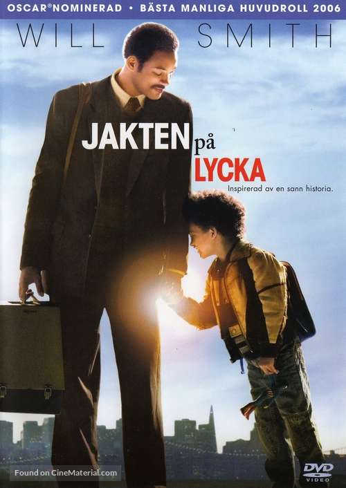 The Pursuit of Happyness - Swedish DVD movie cover