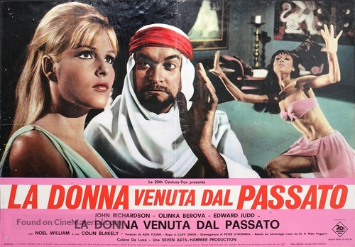 The Vengeance of She - Italian poster