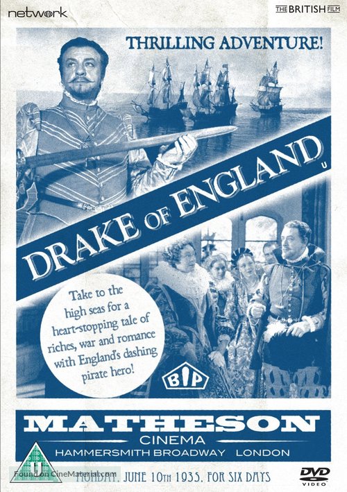 Drake of England - British DVD movie cover