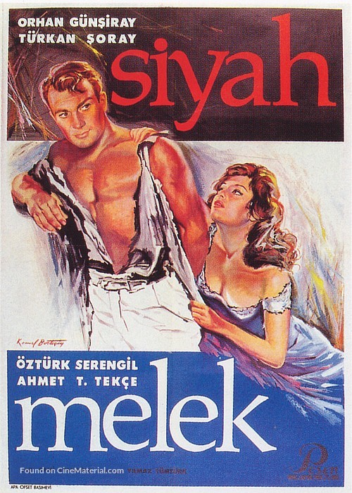 Siyah melek - Turkish Movie Poster