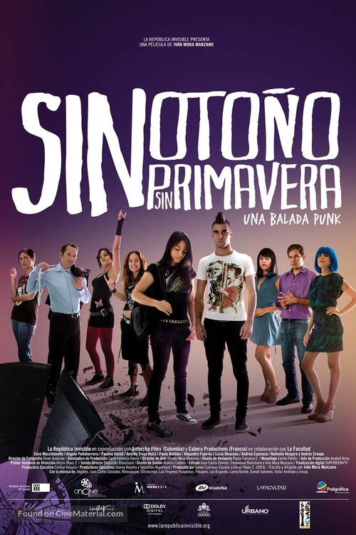 Sin oto&ntilde;o, sin primavera - Colombian Movie Poster