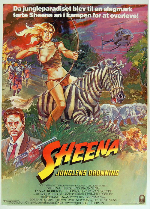 Sheena - Danish Movie Poster