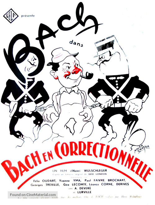 Bach en correctionnelle - French Movie Poster