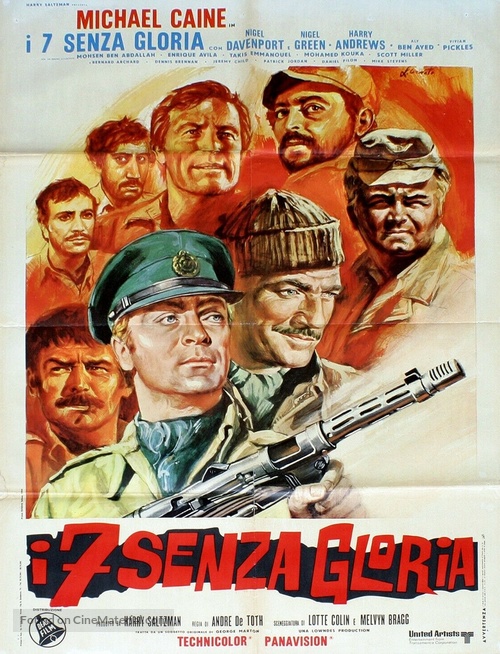 Play Dirty (1969) Italian movie poster