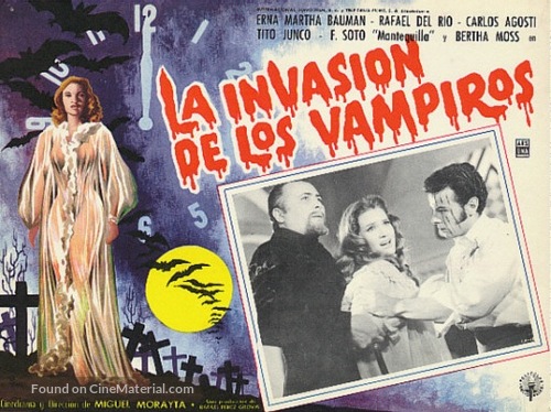 Invasi&oacute;n de los vampiros, La - Mexican Movie Poster