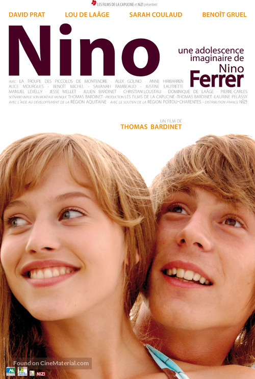 Nino (Une adolescence imaginaire de Nino Ferrer) - French Movie Poster