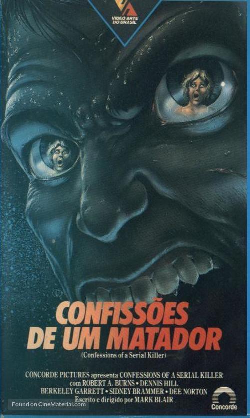 Confessions of a Serial Killer - Brazilian VHS movie cover