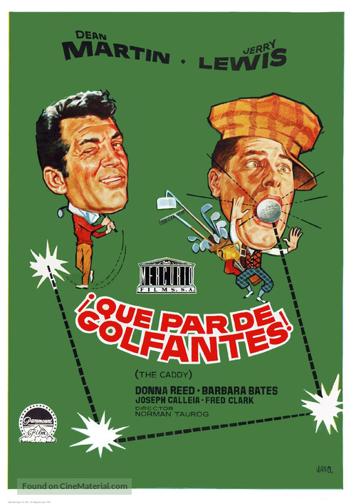 The Caddy - Spanish Movie Poster