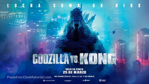 Godzilla vs. Kong - Spanish Movie Poster