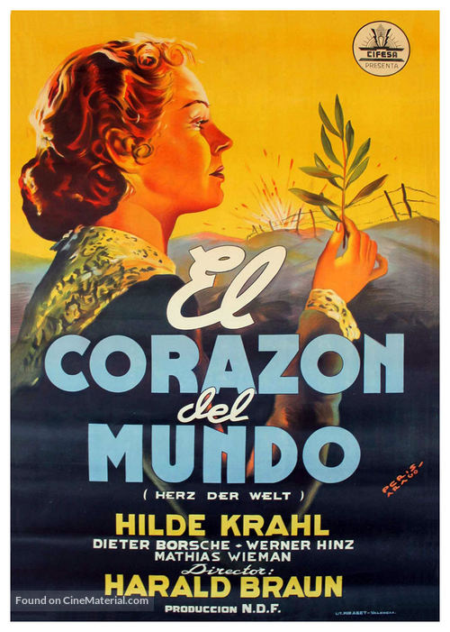 Herz der Welt - Spanish Movie Poster