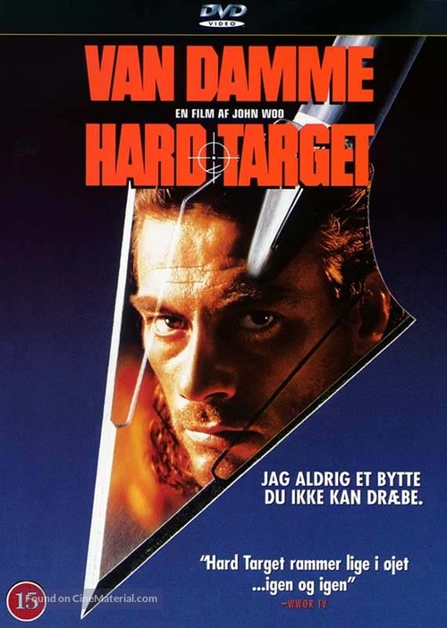 Hard Target - Danish DVD movie cover