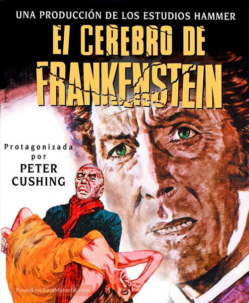 Frankenstein Must Be Destroyed - Spanish Blu-Ray movie cover