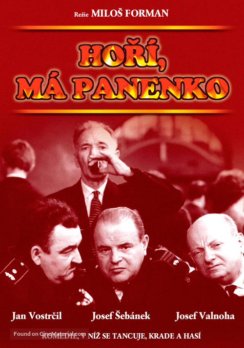Hor&iacute;, m&aacute; panenko - Czech DVD movie cover