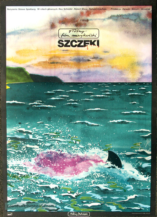 Jaws - Polish Movie Poster