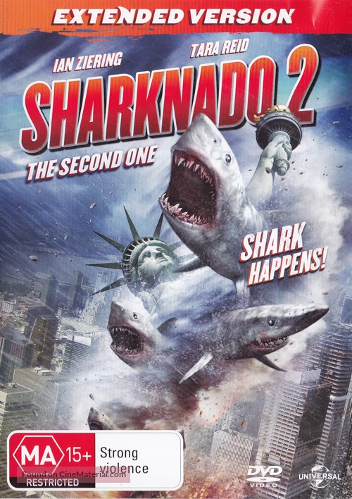 Sharknado 2: The Second One - Australian Movie Cover