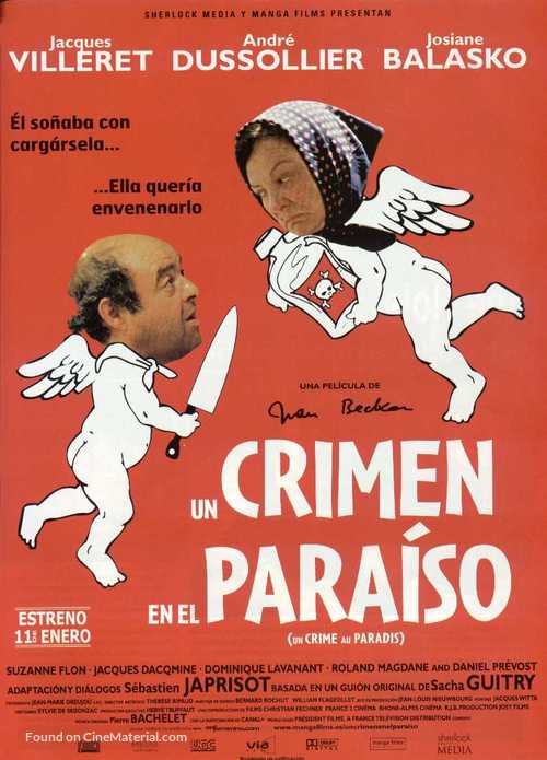 Un crime au paradis - Spanish poster