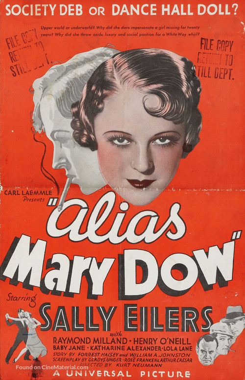 Alias Mary Dow - poster