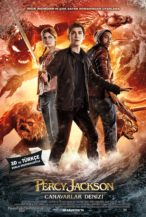 Percy Jackson: Sea of Monsters - Turkish Movie Poster