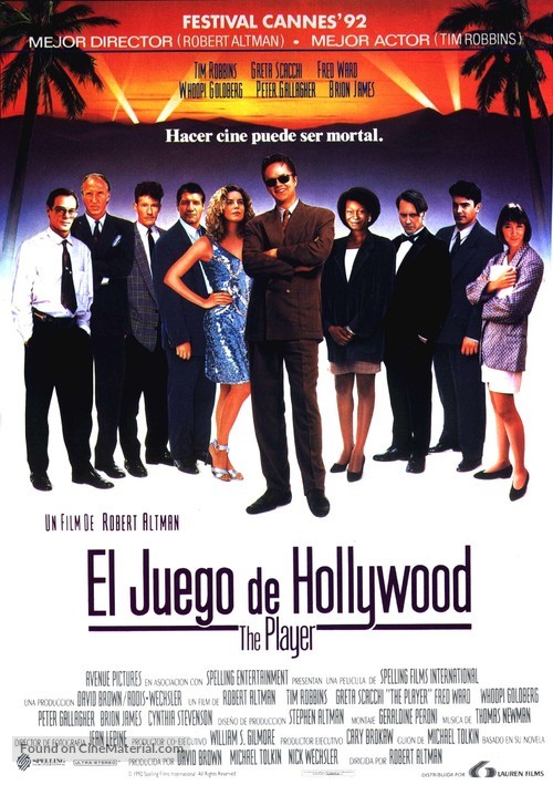 The Player - Spanish Movie Poster
