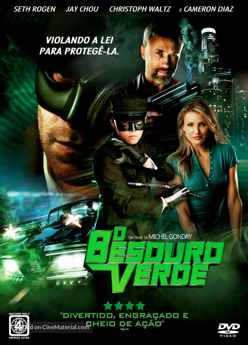 The Green Hornet - Brazilian DVD movie cover