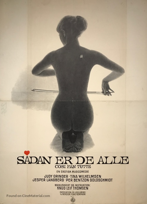 S&aring;dan er de alle - Danish Movie Poster