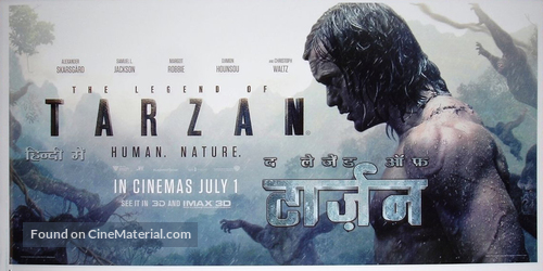 The Legend of Tarzan - Indian Movie Poster