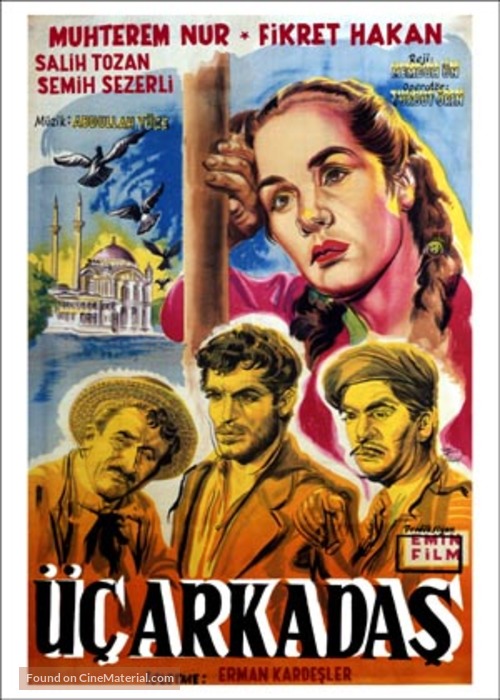 &Uuml;&ccedil; arkadas - Turkish Movie Poster