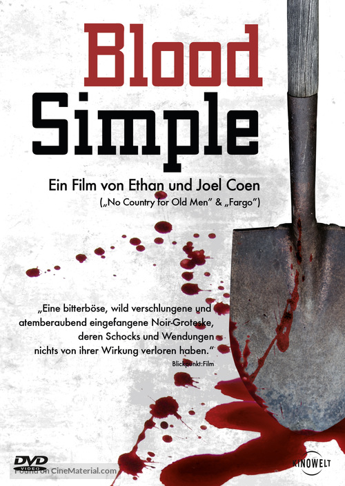 Blood Simple - German Movie Cover
